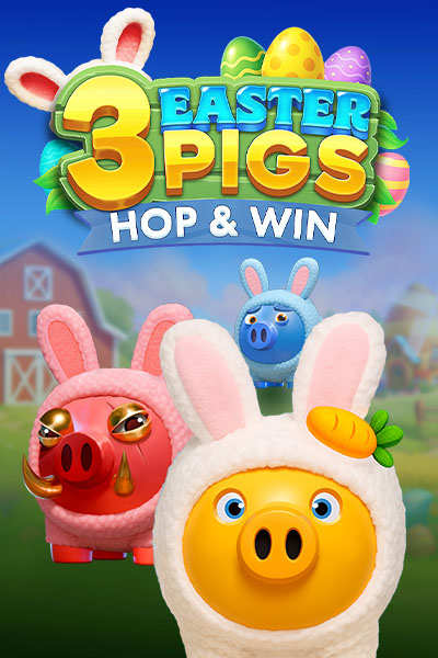 3 Easter Pigs Hop & Win